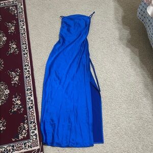 Elegant Blue Women's Maxi Dress